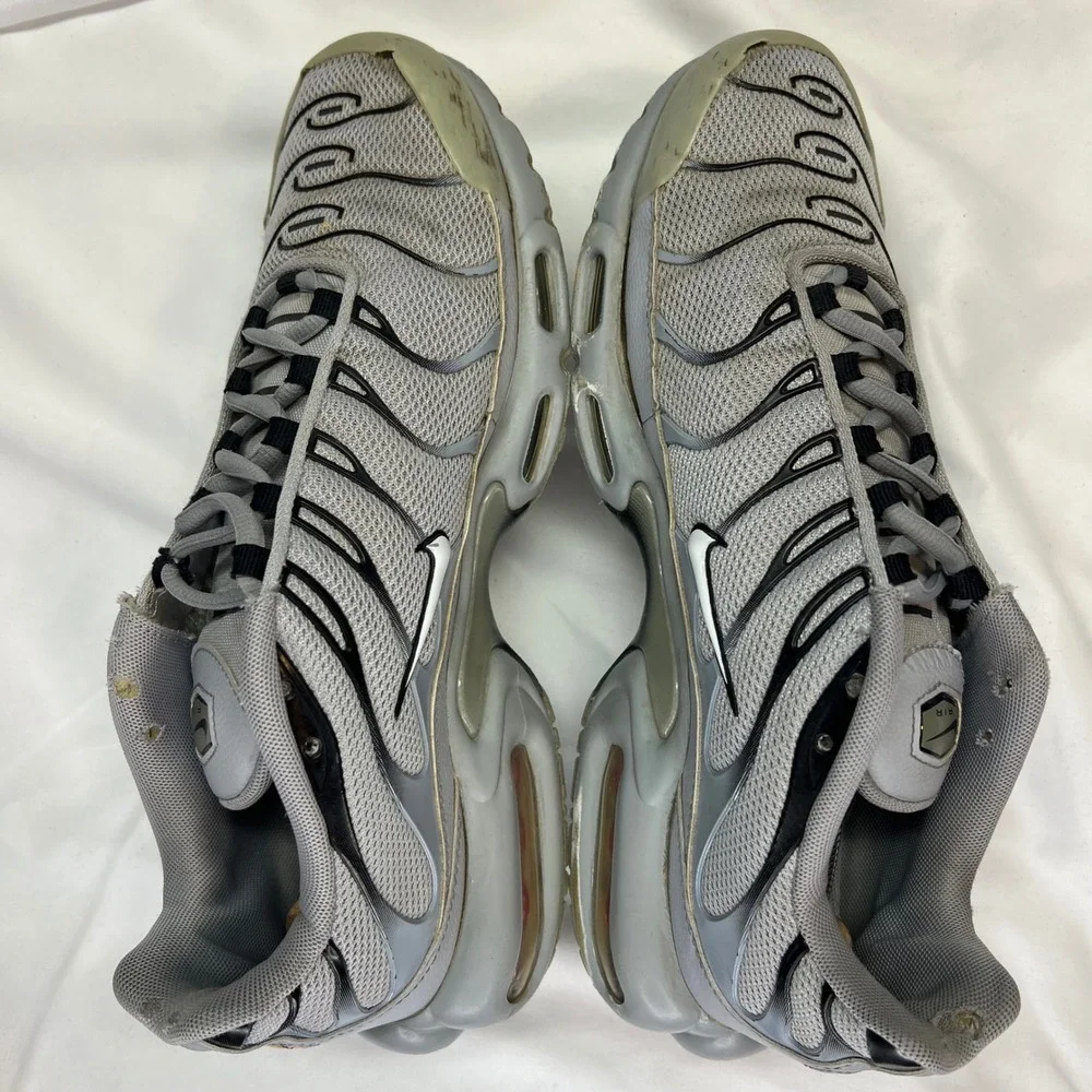 Nike Air Max Plus TN‎ Grey Black White Mens Running Shoes Sneakers